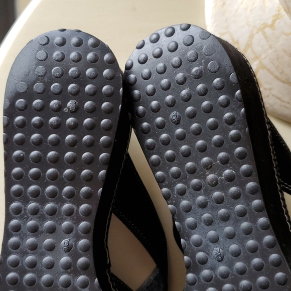 Cordani black suede wedge sandals - Picture 5 of 7